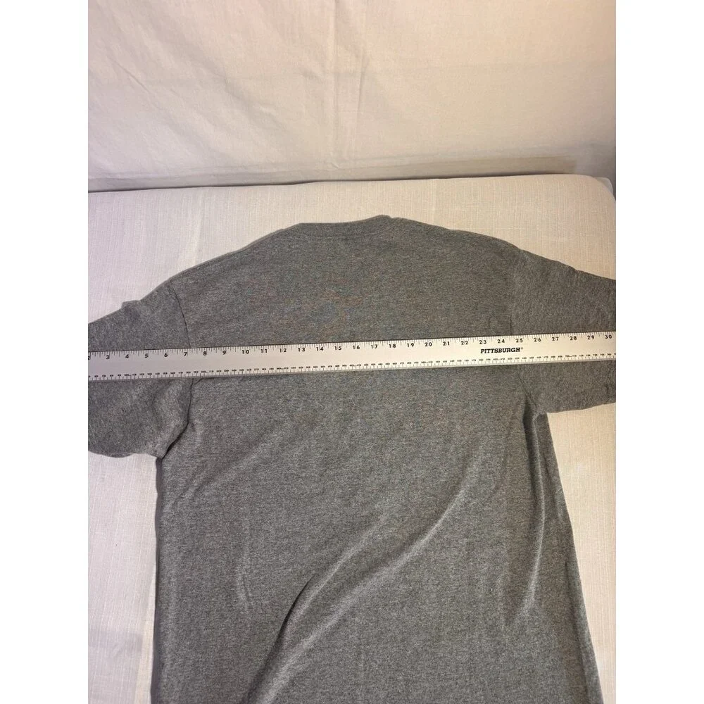 John Deere Logo T-Shirt Men’s L Gray Short Sleeve Classic Tee